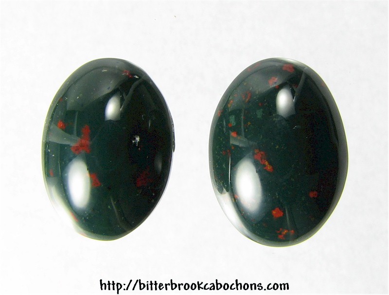 Bloodstone Cabochons