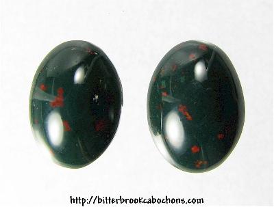 Bloodstone Cabochons