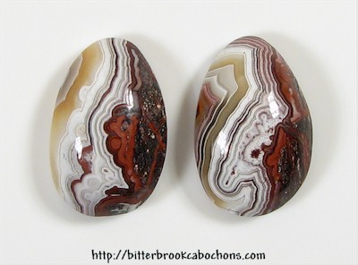 Lace Agate Pair