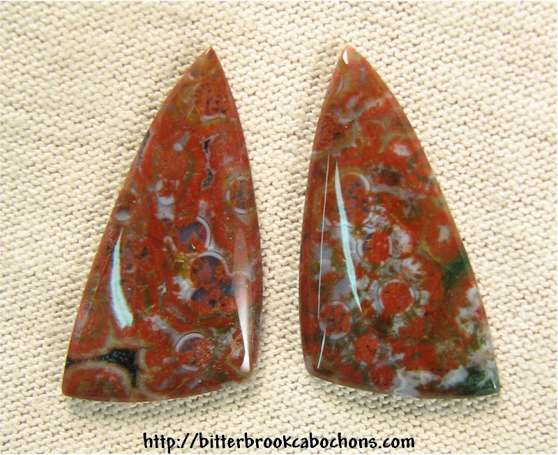 Orbicular Jasper Cabochons