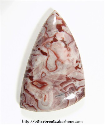 Peppermint Lace Agate Cabochon