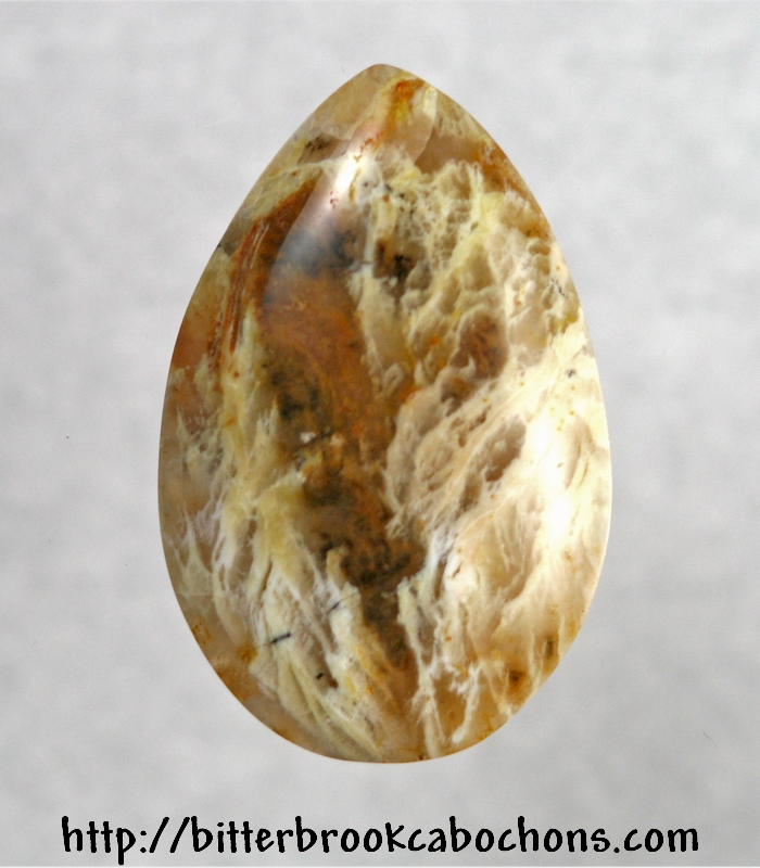Plume Agate Cabochon