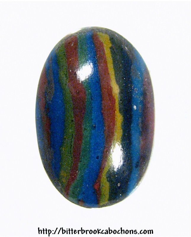 Rainbow Cal Silica Cabochon