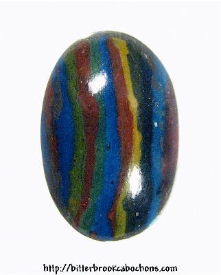 Rainbow Cal Silica Cabochon