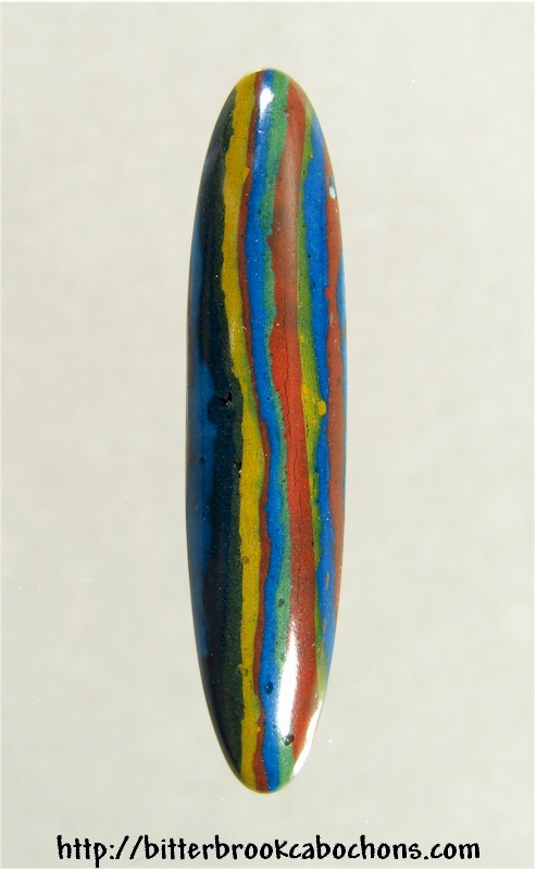 Rainbow Cal Silica Cabochon