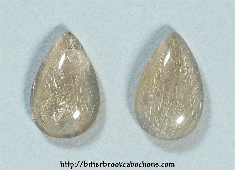 Rutilated Quartz Cabochons