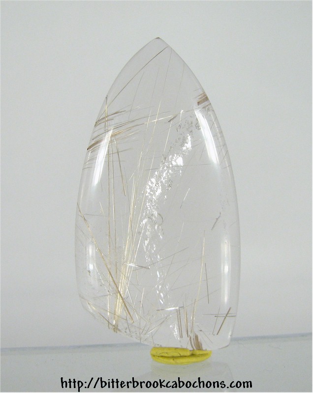Rutilated Quartz Cabochon
