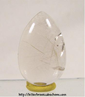 Rutilated Quartz Cabochon