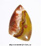 Tennessee Paint Rock Agate Cabochon Tennessee Paint Rock Agate Cabochon