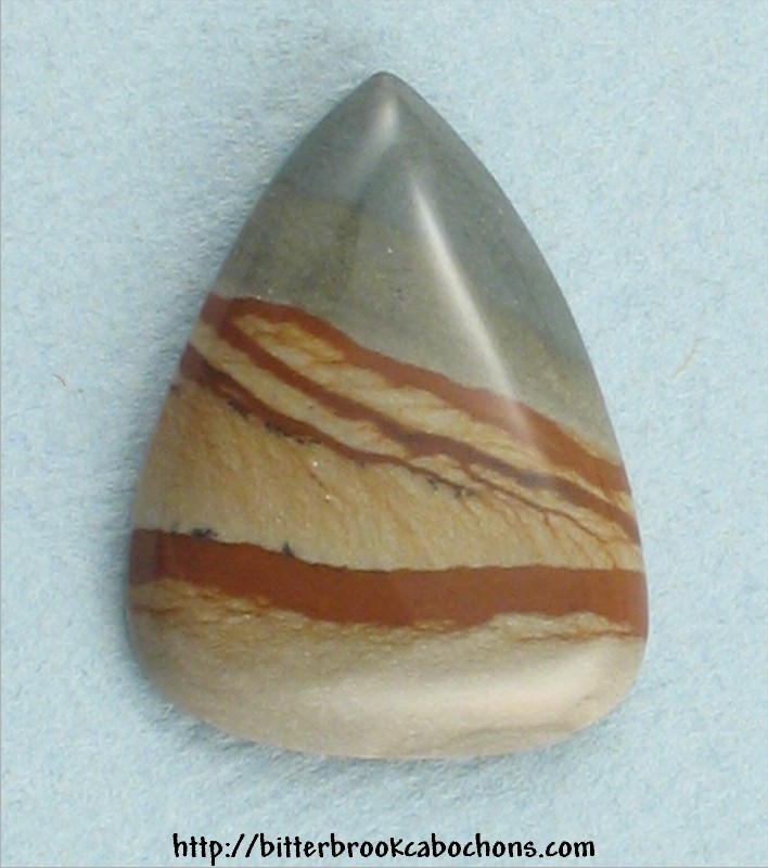 Wild Horse Picture Jasper Cabochon